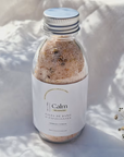 Bath Salts - CALM - Himalayan pink salt, calendula and chamomile flowers