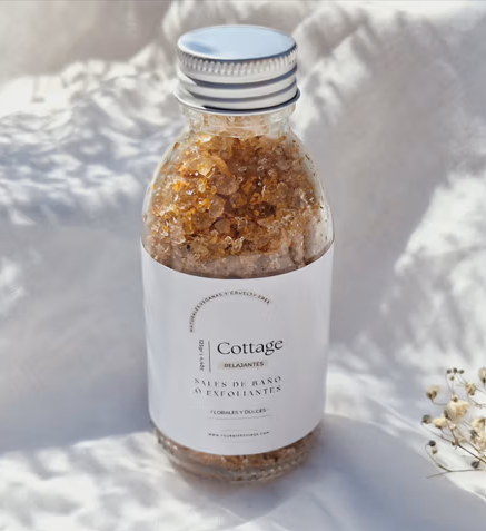 Bath Salts - COTTAGE - Dead Sea salt, Jasmine and Ylang-Ylang