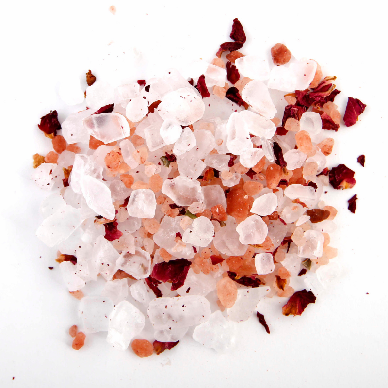 Bath Crystals - My Little Princess - Himalayan Pink Salt and Damask Rose petals