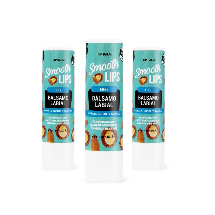 Lip Balm - Smooth Lips - Almond, Coconut and Peach