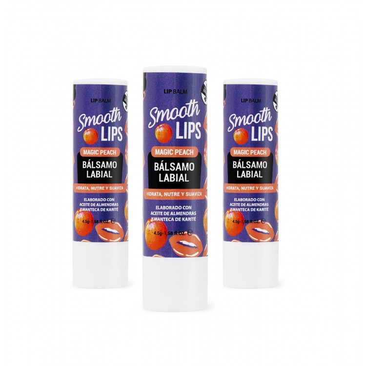 Lip Balm - Smooth Lips - Almond, Coconut and Peach