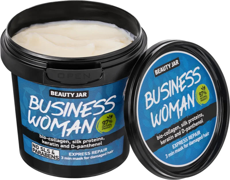 Hair Mask - Business Woman - Repairing with Biocollagen, Silk Proteins, Keratin, and D-panthenol