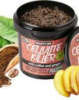 Exfoliante anticelulítico - Asesino de celulitis - café y jengibre