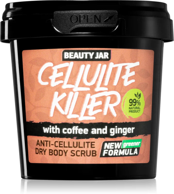 Exfoliante anticelulítico - Asesino de celulitis - café y jengibre