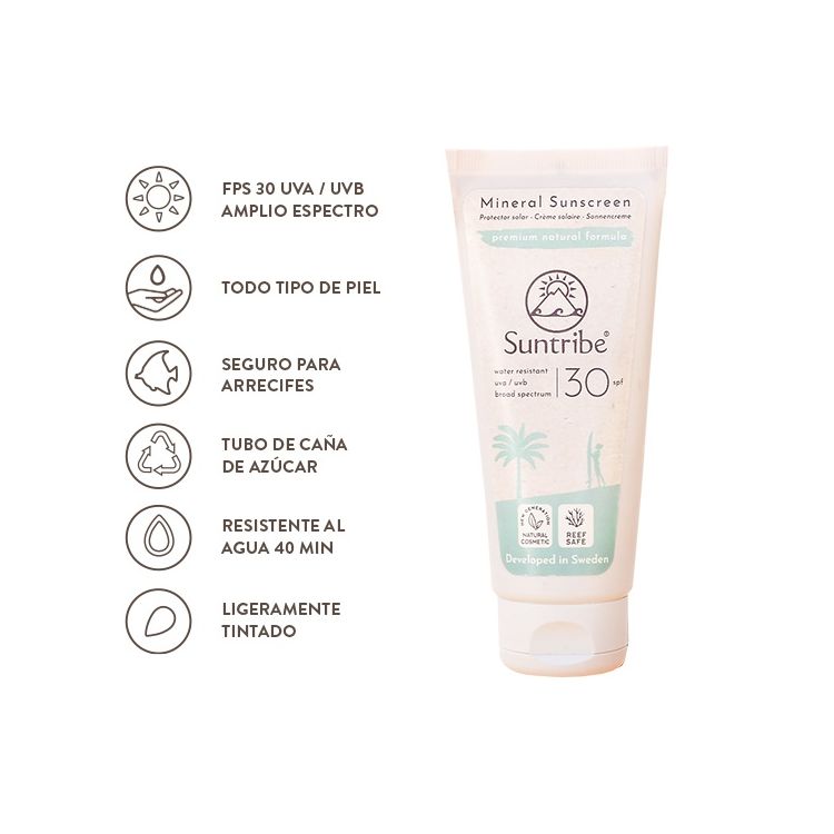 Protector solar SPF 30 - Mineral natural