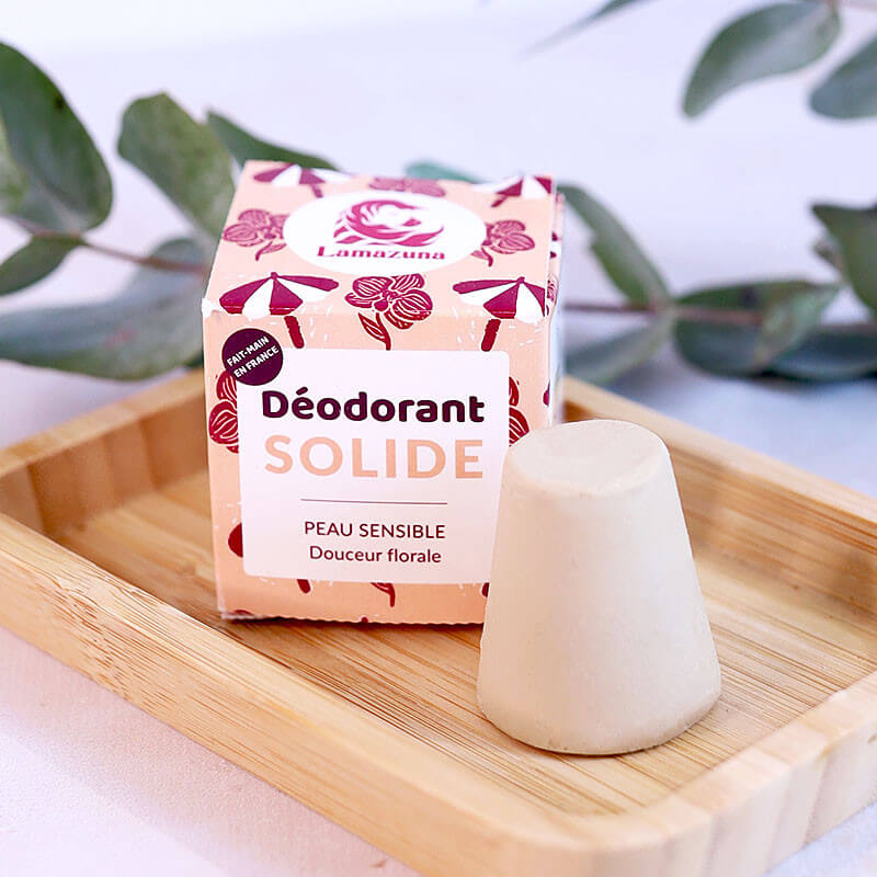 Solid Organic Deodorant - Sensitive Skin - Floral Gentleness