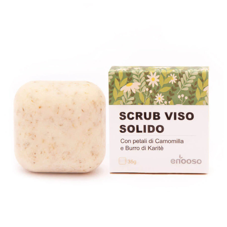 Solid Facial Scrub - Chamomile petals