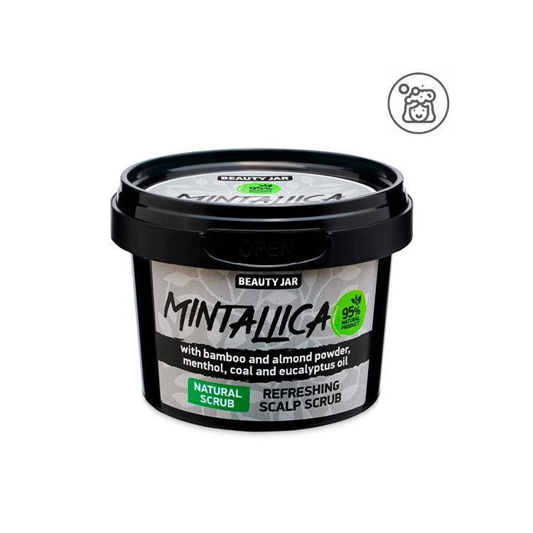 Scalp Scrub - Mintallica - Bamboo, Almond, Menthol and Eucalyptus