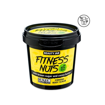 Exfoliante Corporal Reafirmante - Fitness Nuts - Azúcar Moreno y Cacao