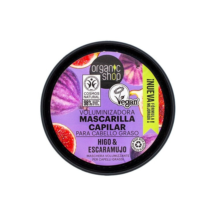 Mascarilla Capilar Voluminizadora - Para cabello graso - Higo y Rosa Mosqueta