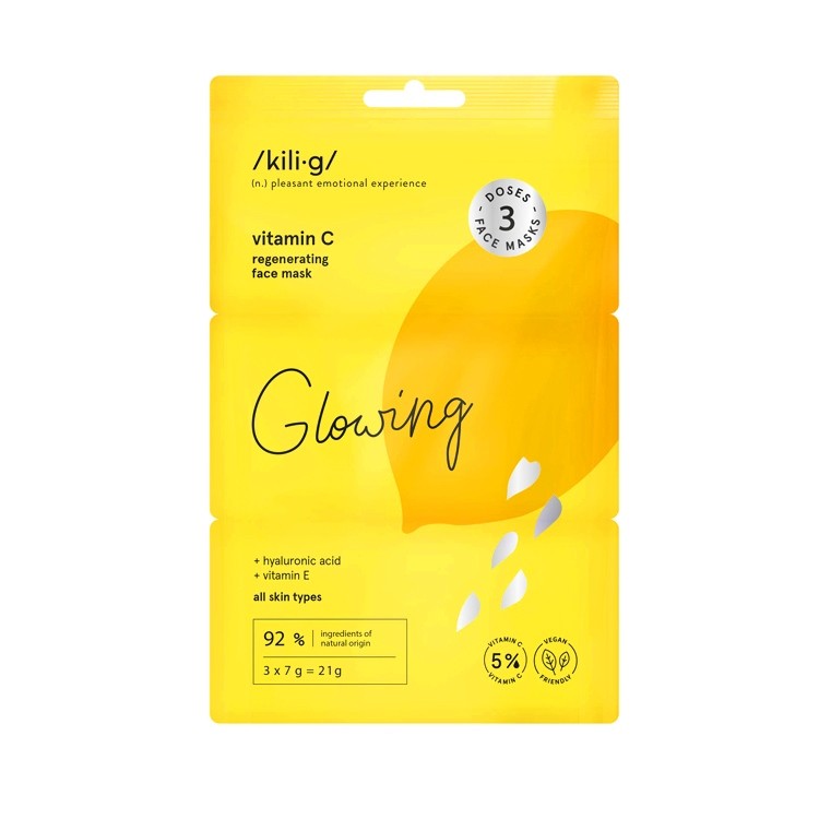 Face Mask - Glowing- Vitamin C & E