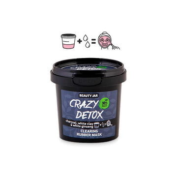 Clearing Peel-Off Mask - Crazy Detox - Charcoal, White Clay and Ginseng