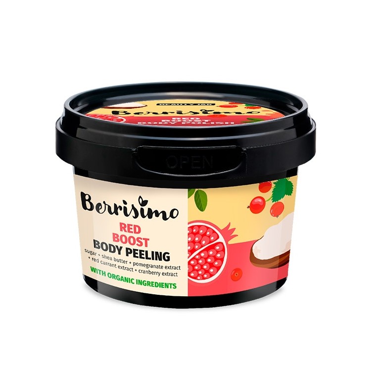 Body Scrub – Pomegranate, Cranberries, and Currants - Berrisimo