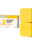 Solid Shampoo - Box with 2 bars -  Soothing and Illuminating